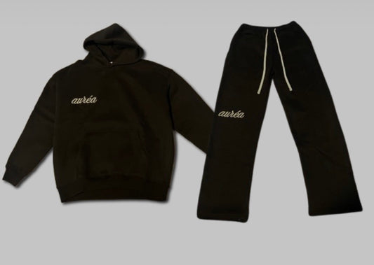Auréa Sweatsuit (Black & Gold)